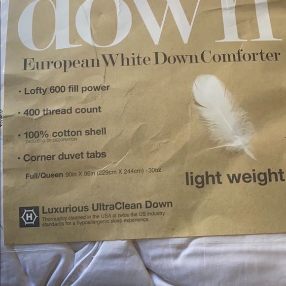 Charter Club bedding down comforter size queen - Picture 7 of 9